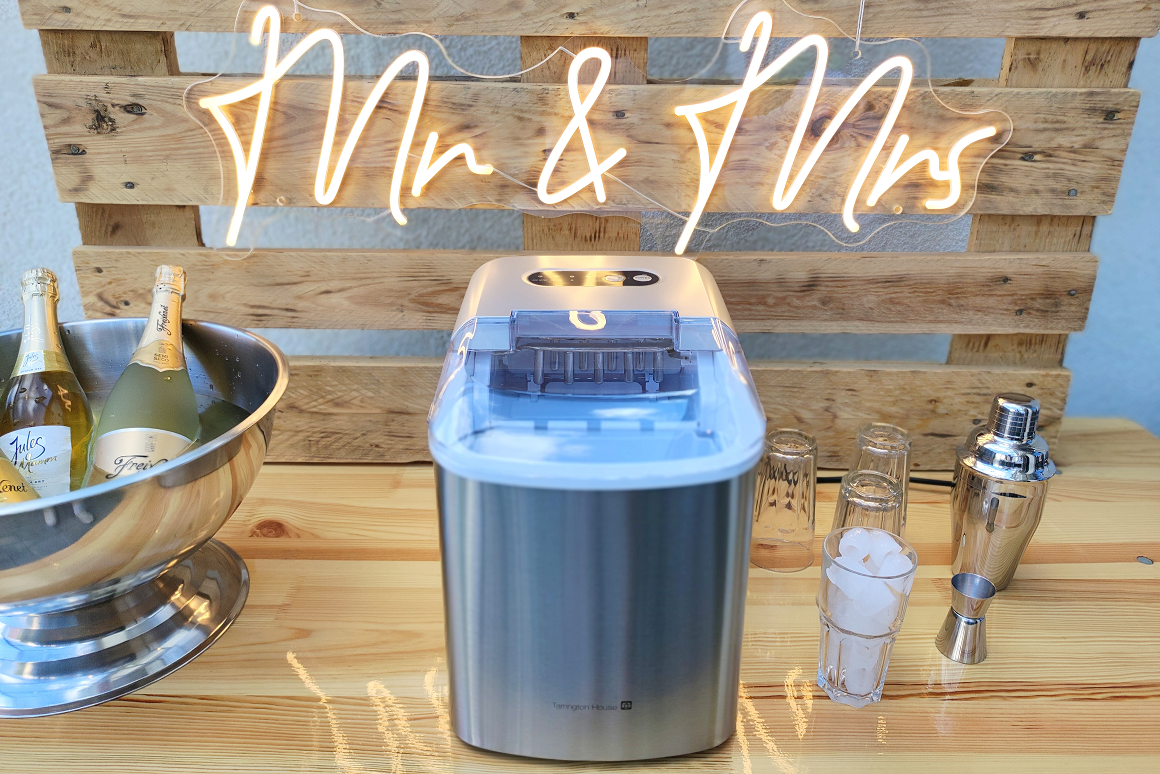 Mobile Eiswürfelmaschine für Partys und Events