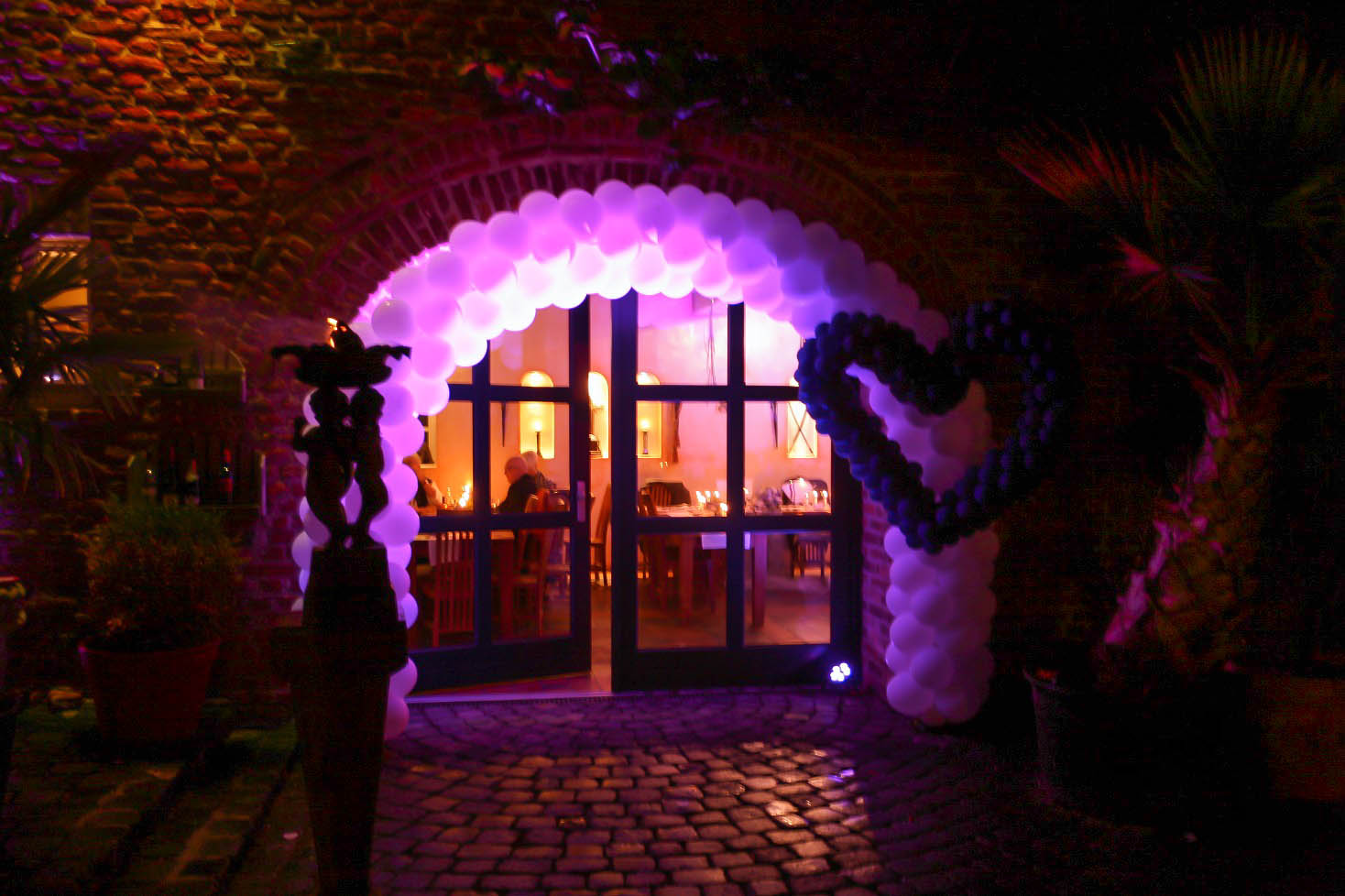 Uplight Hochzeit, Hotel, Fire and Ice